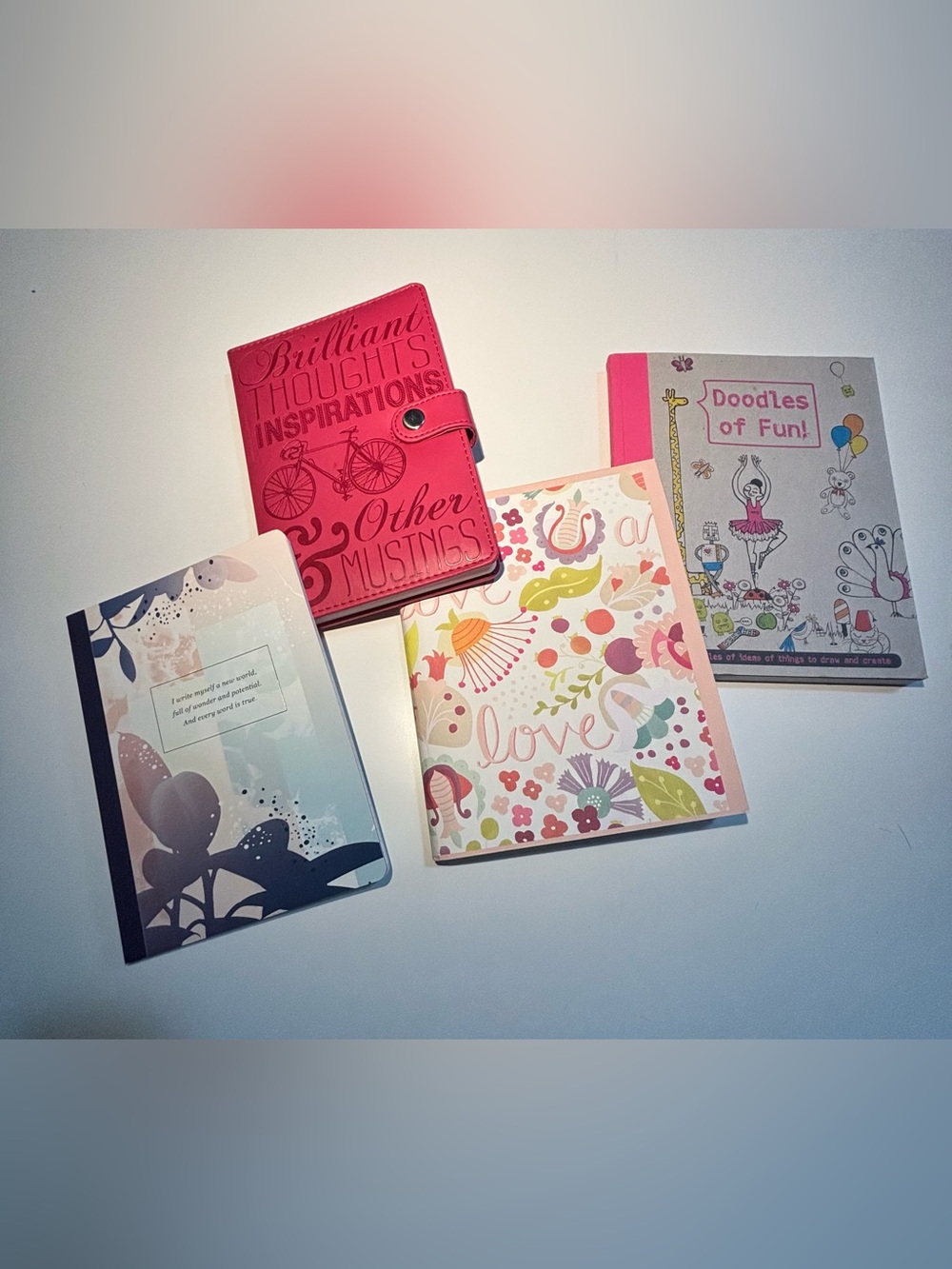 Set of 4 Notebook / Activity Books